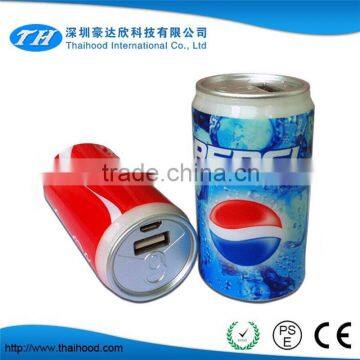 New Power Bank, Special Shape Power Bank Pepsi Coco Cola Can Round Power Bank photo-2
