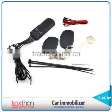CE Anti hijacking 2.4G car RFID immobilizer system with motion sensor