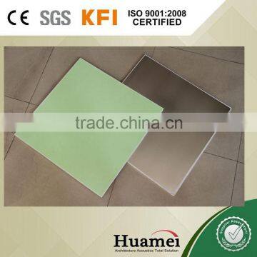 pvc laminated gypsum plaster board size 595*595*7mm