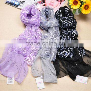 Fashion lady scarfs chiffon scarf