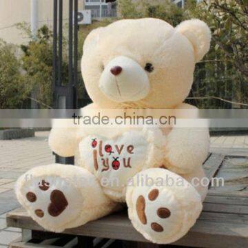 Lovely Teddy Bear with love heart/stuffed plush toy lovely teddy bear