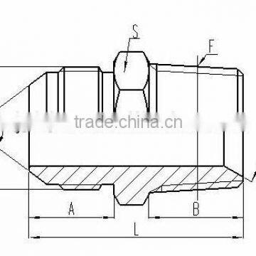 Hydraulic pipe fittings/transition pipe/steel transition pipe