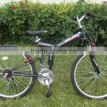 Black suspension&folding Mountain bicycle with very lowest price 26" SH-SMTB061