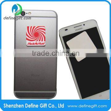 Full Color Printed Free Sample Adhesive Microfiber Cell Phone Cleaner Sticker photo-3