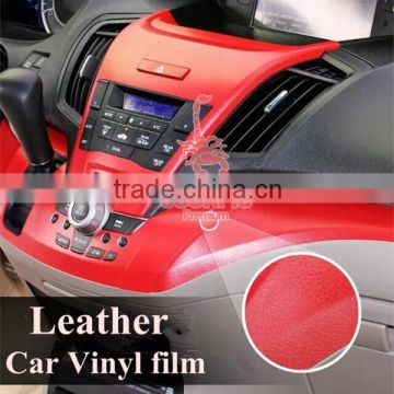 New style water-proof self-adhesive pvc leather vinyl for car seat with air bubbles