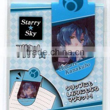 Fast delivery and top quality souvenir paper magnetic bookmark -- DH 13690