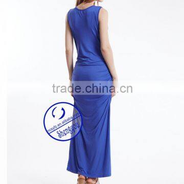 Custom Summer Sleeveless Fashion Maternity Women Dress photo-6