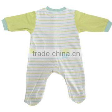 Long Sleeve Baby Romper Plain Blue Baby Romper Bodysuit Baby Clothes photo-2