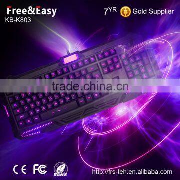 Hot Sale Ergonomic Multimedia Wired Led Game Keyboard for Desktop photo-2