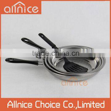 Allnice 22/24/26/28 cheap price steel frying pan/stainless frying pan set