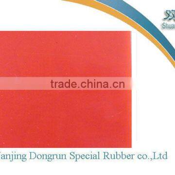 red plain rubber sheet