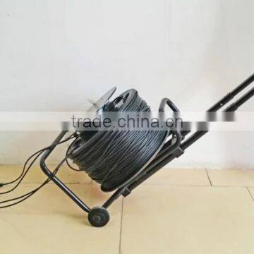 TPU Field Tactical Armored Fiber Optic Patch Cord DLC/UPC-LC/UPC Duplex SM 100M photo-3