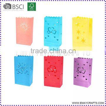 Colourful New Design Candle Bags Luminaries Wholesale