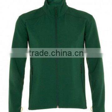 2014 new design mens green softshell jacket