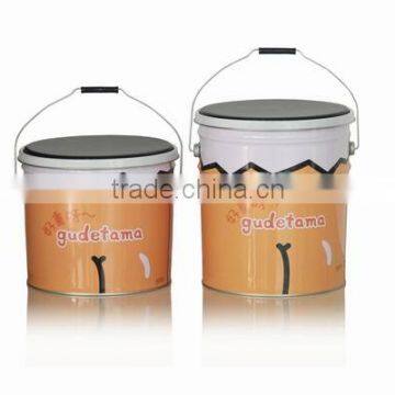 Custom Made Factory Round Storage Metal Bucket Design Storage Stools Storage Ottomans photo-2