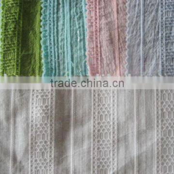 100% Cotton Leno Fabric 50s+40s/2