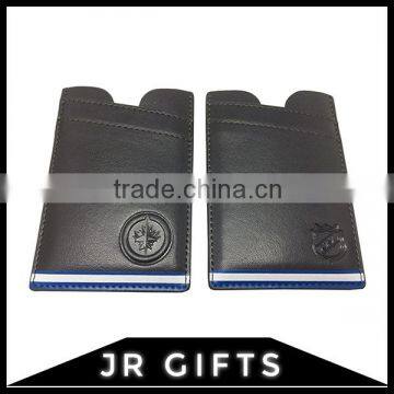 Attractive design Dark Grey Leather thin wallet