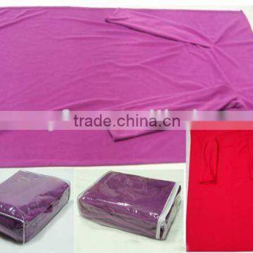 Microfiber Polyester Polar Fleece Sleeve Blanket/TV Blanket Easy Snuggie