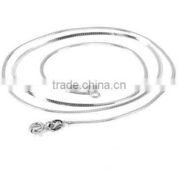 Silver Herringbone Chains, 925 Silver Machine Made Chains (JZQT-012)