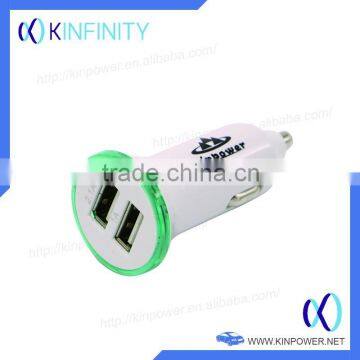 5V Powerful Output Dual USB Car Phone Charger