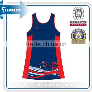 SUBNT-567 sublimated netball wear for export made in china