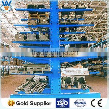 Warehouse Double sided Cantilever Racking with ISO and CE certificate