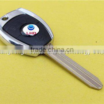 3 Buttons Blank Transponder Key Shell for Toyota TOY43 Blade Remote Key