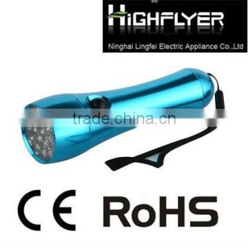 blue high quality ultra bright 21 LED flashlight LED torchLFL270