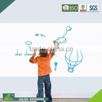 Factory direct custom best decorative waterproof self adhesive baby room removable whiteboard sticker