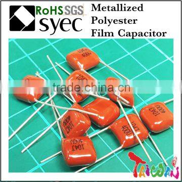 Capacitor Manufacturer MEF 154J 100V Metallized Polyester Film Capacitor photo-1