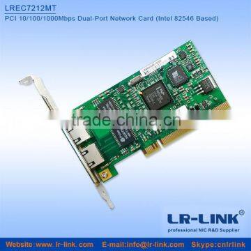 LREC7212MT Intel 82546 Chipset PCI 2 Dual Port RJ45 Gigabit Ethernet LAN Card