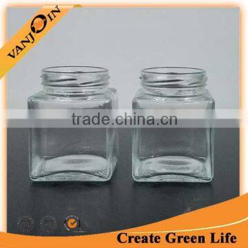 Honey Jar 200ml Square Glass Jar With Cap photo-3