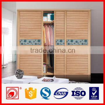 China wholesale aluminum profile sliding Shutter wardrobe door degisn