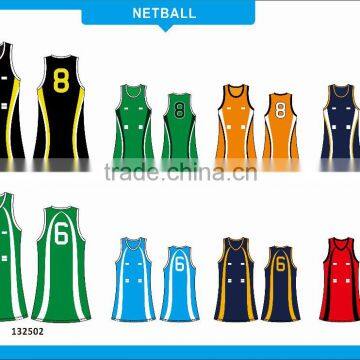 custom teenager netball club team jersey sublimation netball team uniform