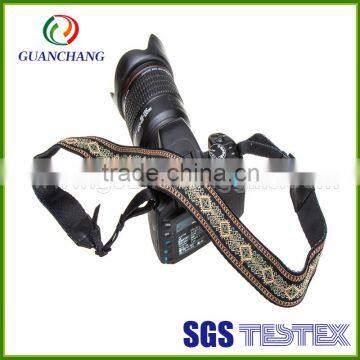 Factory directly custom printed colorful marketing advertising nylon material detachable double camera shoulder strap for sale