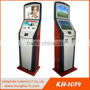 SIM card vending and top up kiosk for real-name user with ID card scanner