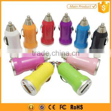 best selling 1 port 2.1a custom logo usb car adapter