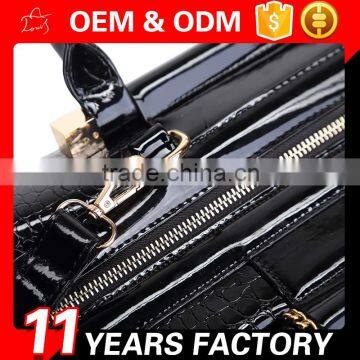 Popular Fashion pu Leather Lady Handbag With Zipper photo-6