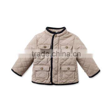 DB2343 dave bella 2015 winter infant outwear baby boy padded jacket cool jacket boys fashion coat boy bassball jacket