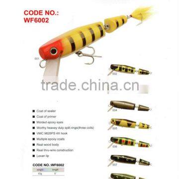 Real wood bodyWF6002 blank lure body