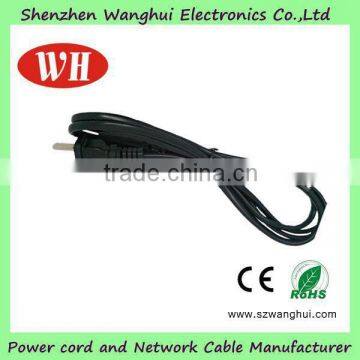 ac power cord for tv ul 2 pin ac power cord