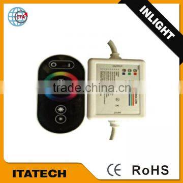 12V~24VDC 6keys RF wireless touch Panel RGB controller/Dimmer