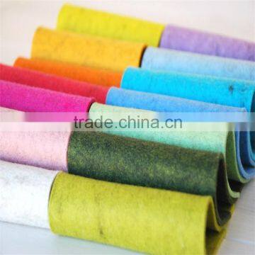 3mm non woven needle punched colourful felt