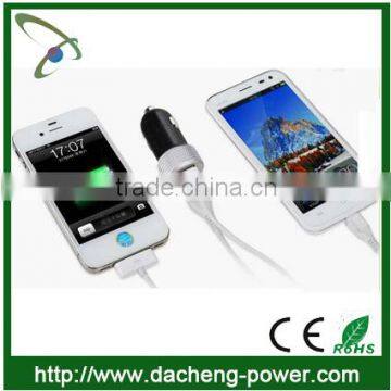Hiqh Quality Dual Usb Car Charger for Mobile Phone/Iphone/Samsung