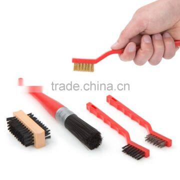 5-Piece Detail Stainless Steel , Brass , Nylon Brush Set photo-2