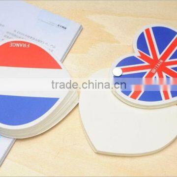 Apple or heart shaped memo pad ,Whenzhou