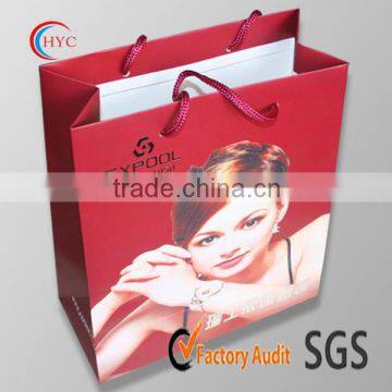 creative paper gloss laminated carry bags