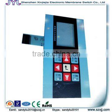 waterproof transparent window electronic machine membrane keypad