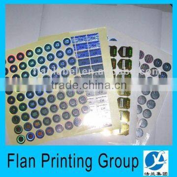Manifold hologram sticker label