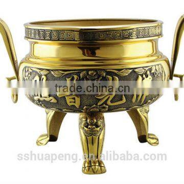 Tripod Foguangpuzhao furnace Buddhism shine furnace incense burner